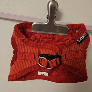 Voyager NWOT Red Corduroy Pet Harness